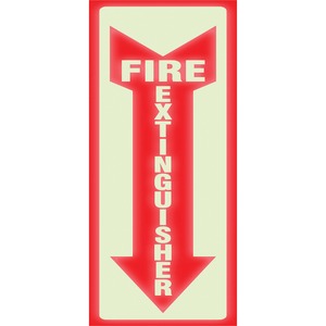 Glow Fire Extinguisher Sign