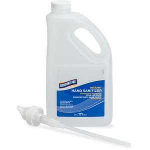 Genuine Joe 10452 Hand Gel Sanitizer - 64oz - Moisturizing - Clear
