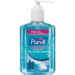Gojo Purell Ocean Mist Instant Hand Sanitizer - 8oz - Moisturizing - Blue