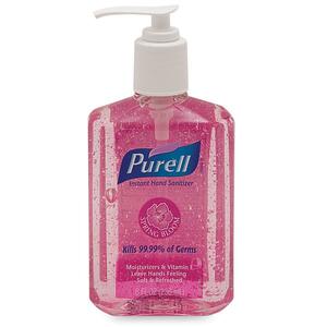 Gojo Purell Spring Bloom Instant Hand Sanitizer - 8oz - Moisturizing - Pink