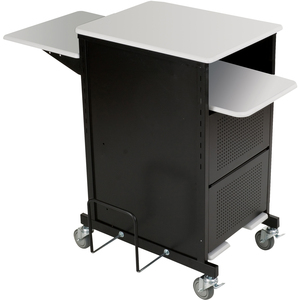 Balt Extra Wide Presentation Cart - Gray, Black