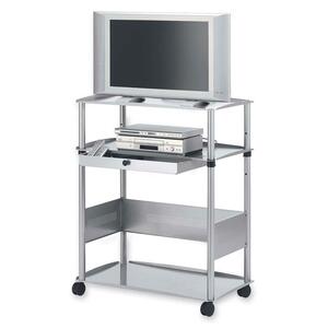 Quartet Wide Format Monitor Cart - Graphite