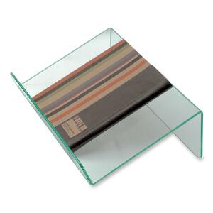 Deflect-o Glasstique Planner Stand - Acrylic - Green