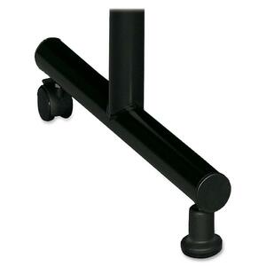 Basyx T-leg Base - Rectangle - Black Leg