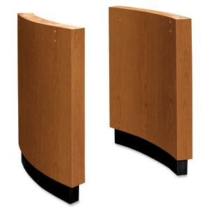 Basyx Curved Base with Plinth x 28" - Bourbon Cherry