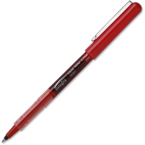 Integra Liquid Ink Rollerball Pen - Pen Point Size: 0.7mm - Barrel Color: Red - 12 / Dozen