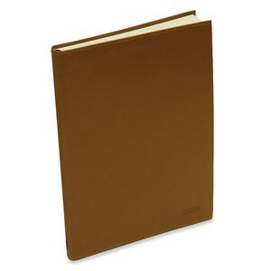 Ampad Executive Gold Fibre Journal - 80 Sheet(s) - Wide Ruled - 5.5" x 7.75" - 1 Each