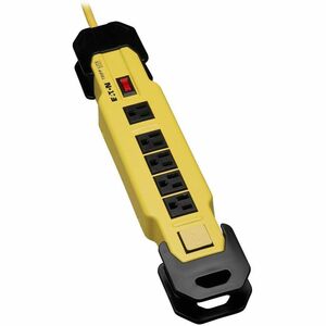 POWER IT! SAFETY PWR STRP 6OUT GFCI PLUG OSHA YELLOW 9FT CORD