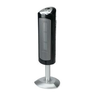 Heat Runner Ceramic Oscillating Tower Heater - Ceramic - Electric - Charcoal Gray