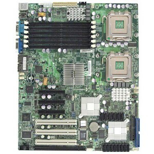 Supermicro X7DCL-3 Server Motherboard - Intel Chipset - Retail Pack - ATX - 32 GB DDR2 SDRAM Maximum RAM - Floppy Controller, Serial Attached SCSI (SAS), Serial ATA/300, Ultra ATA/100 (ATA-6) - On-board Video Chipset