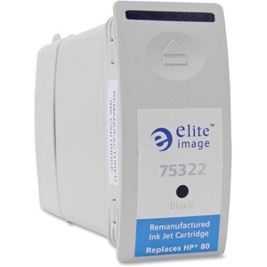 Elite Image Black Ink Cartridge - Inkjet - 4400 Page - Black