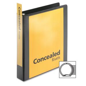 Cardinal ProVue Round Ring View Binder - Letter - 8.5" x 11" - 1.5" Capacity - 1 Each - Black