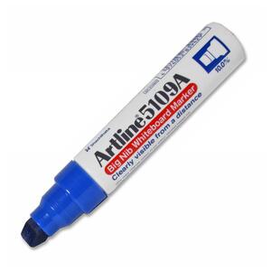 Shachihata Whiteboard Marker - Chisel Marker Point Style - Blue Ink - 1 Each