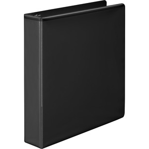 Wilson Jones D-Ring View Binder - Letter - 8.5" x 11" - 350 Sheet x 1.5" Capacity - 1 Each - Black