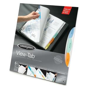 View-Tab Sheet Protector