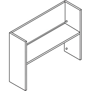 HON 38000 Series Modular Desk Ensemble - 36" Height - Radius Edge - Steel
