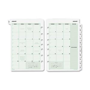Day-Timer Calendar Refill - Daily - 5.5" x 8.5" - December till January - 1 Month Per 2 Page(s)