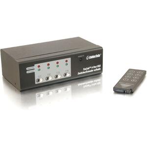 4PORT MONITOR SWITCHER/EXTENDER W/AUDIO