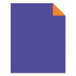 Pacon Tandem Tones Poster Board - 22" x 28" - Purple, Orange