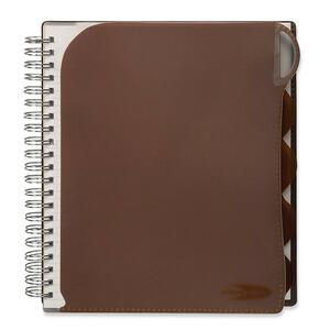 Wilson Jones 5 Subject View-Tab Notebook - 200 Sheet(s) - 16lb - College Ruled - Letter 8.5" x 11" - 1 Each - White