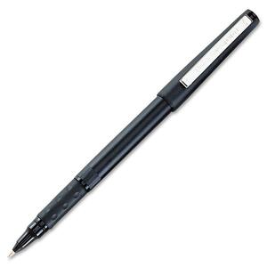 Pentel Superball Roller Ball Pen - 0.6 mm Pen Point Size - Blue Ink - Matte Black Barrel - 1 Each