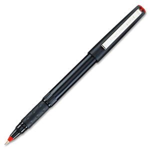 Pentel Superball Roller Ball Pen - 0.6 mm Pen Point Size - Red Ink - Matte Black Barrel - 1 Dozen