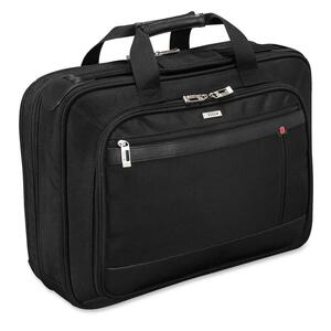 Solo Smart Strap Notebook Portfolio - 13" x 17" x 5.5" - Black