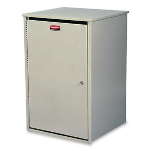 Gray Waste Document Container