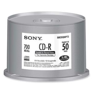 Sony 48x CD-R Media - 700MB - 120mm Standard - 50 Pack Spindle