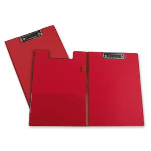 C-line Clipboard Folder - Letter - 8.5" x 11" - 75 Sheet Capacity - 1 Each - Red