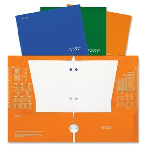 Five Star Laminated 4-Pocket Folder - 9.5" x 12" - Assorted