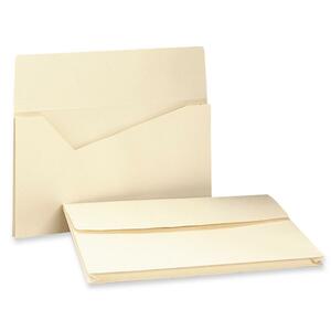 Smead Attorney Wallets - 1.5" Expansion - 8.5" x 14" - Legal - 50 / Box - Manila