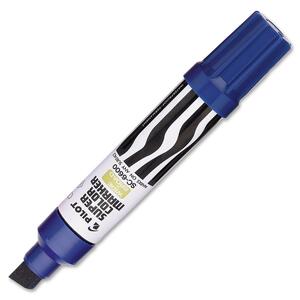Pilot Jumbo Permanent Marker - Chisel Marker Point Style - 10 mm Marker Point Size - Blue Ink - 1 Each