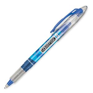 Sanford Paper Mate Liquid Expresso Marker Pen - Point Pen Point Style - 1 mm Pen Point Size - Blue Ink - Translucent Barrel - 1 Dozen