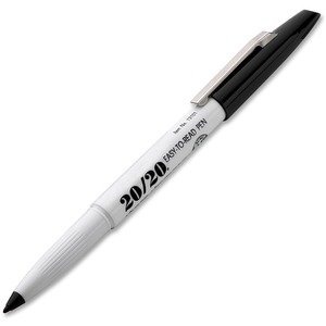 Sanford Eberhard Faber 20/20 Easy To Read Porous Point Pen - Black Ink - 1 / Pack
