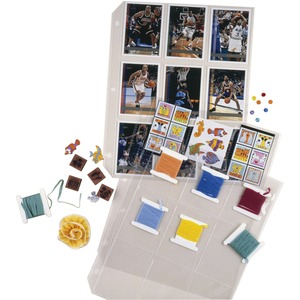 C-line Collectors Edition Trading Card Holder - 11.25" x 9" - 9 Pocket(s) - Polypropylene - Clear