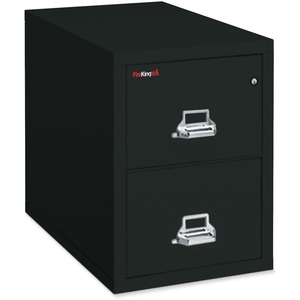 2 Drawer Black Fire Proof File - Click Image to Close