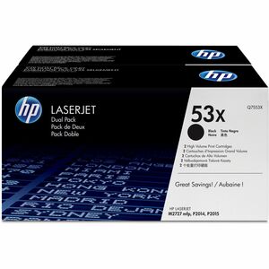 HP Dual Pack Toner Cartridge - Laser - 7000 Page - Black - 2 / Pack