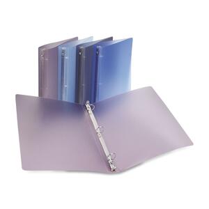 Avery Translucent Poly Binder - Letter - 8.5" x 11" - 1" Capacity - 1 Each - Light Blue, Blue, Purple, Gray