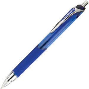 Pentel HyperG Retractable Gel Roller Pen - 0.7 mm Pen Point Size - Blue Ink - 1 Each