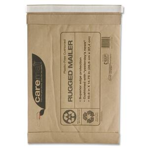 Caremail Rugged Mailer - #5 (10.5" x 14.75") - Self-sealing - Kraft - 25 / Pack - Kraft