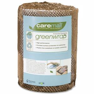 Caremail Greenwrap Packaging - 13" Width x 75ft Length - Kraft