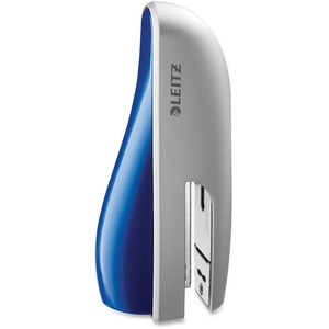 Leitz Allura Stand Up Stapler - Desktop Stapler - 25 Sheets Capacity - 140 Staple Capacity - Blue