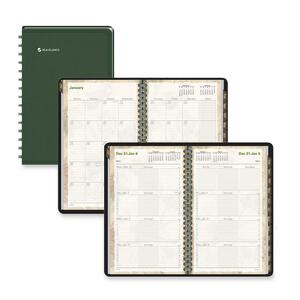 At-A-Glance LifeLinks Appointment Book - Weekly, Monthly - 4.87" x 8" - January till December - 7:00 AM to 10:00 PM - Green