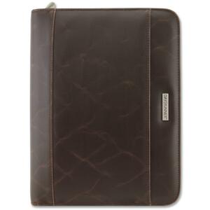 Day Runner Burma Planner - Daily - 5.5" x 8.5" - Vinyl Cover - Brown