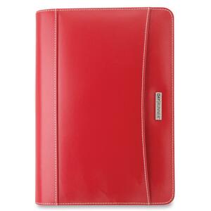 Day Runner Fairmont Planner - Daily - 5.5" x 8.5" - January till December - Leather Cover - Red