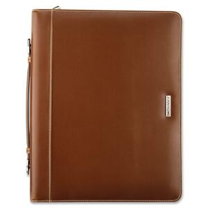 Day Runner Modena Planner - Daily - 8.5" x 11" - Leather Cover - Brown