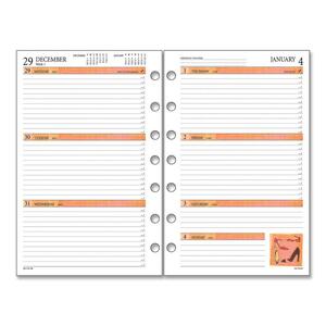 Day Runner Express Inspired Planning Page - Weekly - 5.5" x 8.5" - January till December - 1 Week Per 2 Page(s)