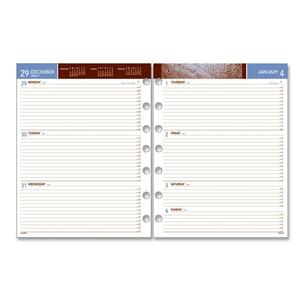 Day Runner Express Wedgewood Planning Page - Weekly - 8.5" x 11" - January till December - 1 Week Per 2 Page(s) - White
