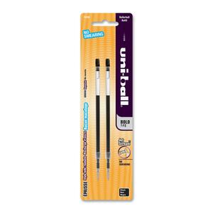 Sanford Uni-Ball Jetstream Rollerball Pen Refill - 1mm - Bold Point - Black For Sanford Rollerball Pen 2 / Pack
